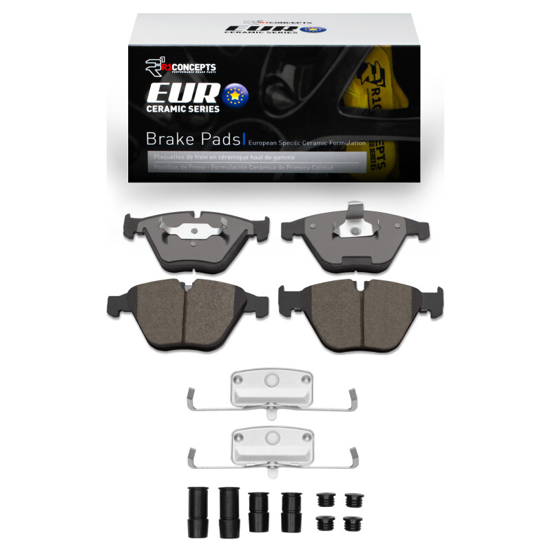BMW 650I Brake Pads - Front - R1 Concepts - EURO Ceramic - `02-`13